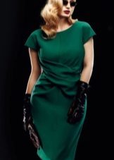 Woolen dress para sa full green