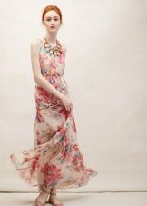 Damit sa estilo ng boho glamour chiffon