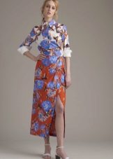 Color Fitted Shirt Dress