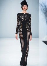 Fitted evening gown