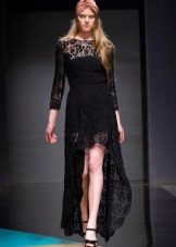 Lace High-Low Dress