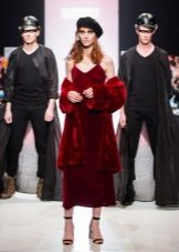 Winter dress evening sa straps