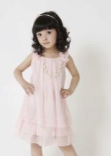 Summer dress para sa mga batang babae mula sa chiffon