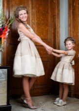 Magnificent dress for the girl and mother