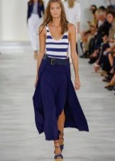 Naka-istilong marine dress season spring-summer 2016