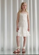 Elegant dress dress sundress para sa batang babae