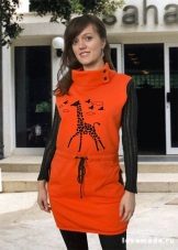silk footer dress