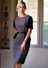 combo tweed dress