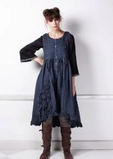 Shirt to a denim dress sundress