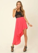 Skirt with black top