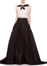 Silk silk skirt