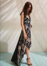 Sample high-low dress na walang pattern