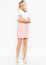 Pink Pencil Skirt