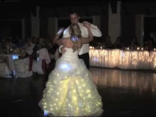 damit sa kasal na may LEDs - ang tunay na larawan mula sa kasal