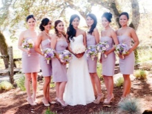 Lavender dresses sa kasal