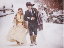 Winter kasal sa Russian estilo
