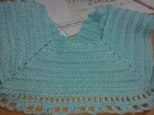 Knitting skirts for girls up to a year