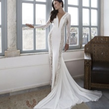 Mermaid Wedding Dress na may puntas