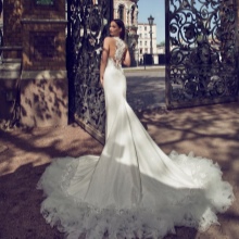 Wedding Dress na may Long Train 2016