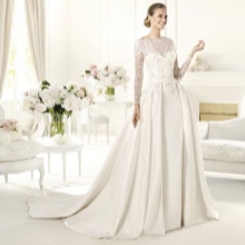 Kasal damit mula sa koleksyon ng 2014 sa pamamagitan ng Elie Saab na may puntas