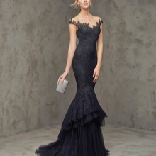 Ang Mermaid Lace Evening Dress
