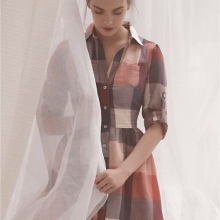 Square Dress Shirt Dress