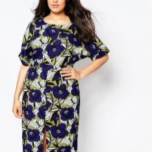 Magdamit ng floral pattern para sa buong
