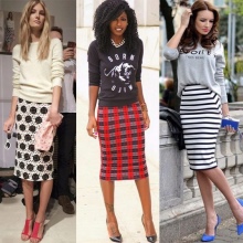 Pencil skirt