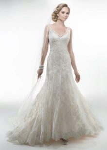 Straight Toe Wedding Dress