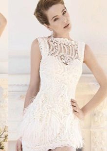 Kasal maikling lace outfits