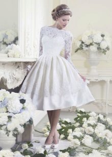 Vintage style wedding dress
