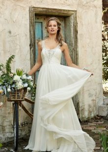 Long summer wedding dress