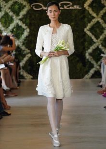 Maikling kasal damit Oscar de la Renta