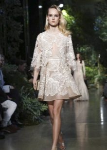 Wedding beige dress ni Eli Saab