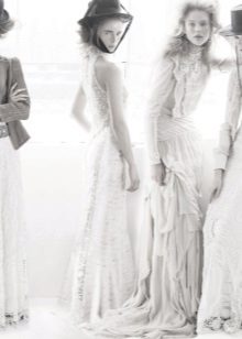 Boho Lace Lace Kasal Magbihis