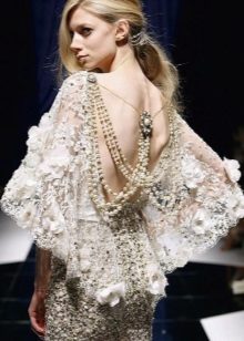 Lacy wedding dress boho