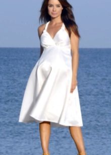 Maikling Empire Maternity Wedding Dress