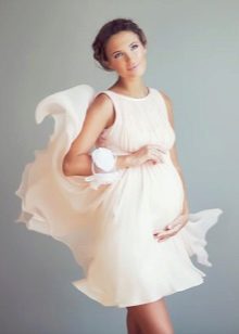 Maternity Wedding Dress mula sa Chiffon