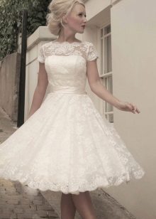 Retro Lace Kasal Magbihis