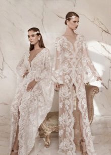 Magtanim ng mga transparent dresses mula kay Lior Charchy