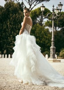 Alessandro Angelozzi Wedding Dress na may Open Back
