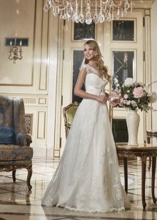 Empire wedding dress ni Eva Utkina
