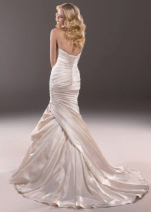 Mermaid Satin Wedding Dress