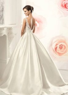 A-Silweta Wedding Satin Dress
