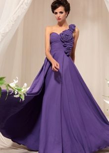 Long purple dress