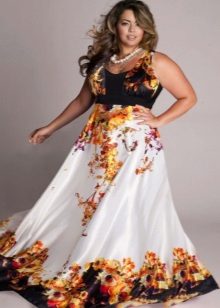 Kulay ng sundress gabi para sa buong