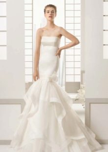Mermaid Satin Wedding Dress