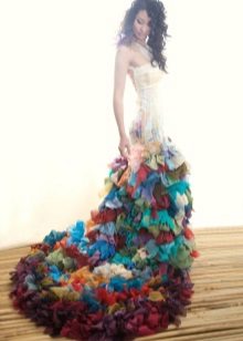 Wedding dress color mermaid