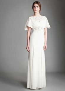 Isinara ang straight wedding dress