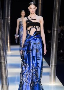 Blue black evening dress ni Armani